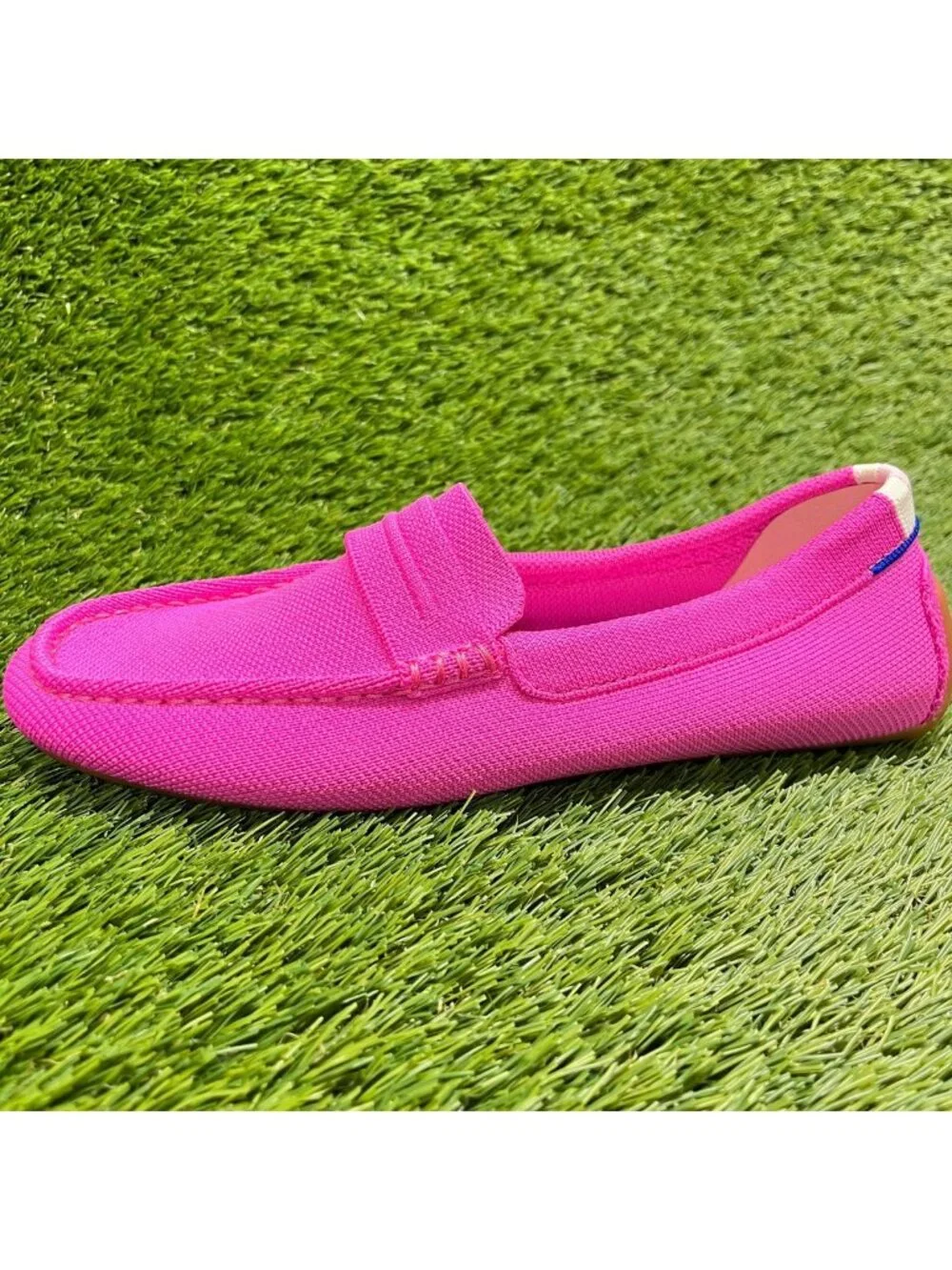 Rothy's The Driver Womens Size 8.5 Pink Casual Walking Slip-On Loafers Shoes